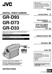 JVC GR-D33 Instructions Manual