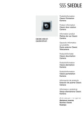 SSS Siedle CACM 670-01 Product Information