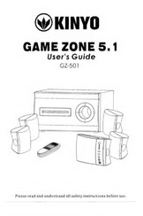 Kinyo GAME ZONE 5.1 User Manual