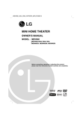 LG MDV902-D0U Owner's Manual