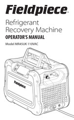 Fieldpiece MR45UK 110VAC Operator's Manual