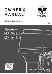 TOHATSU EverRun MX 40D3 Owner's Manual