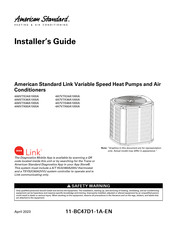 American Standard 4A7V7X36A1000A Installer's Manual