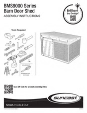 Suncast Brilliant by Design BMS9000 Series Assembly Instructions Manual
