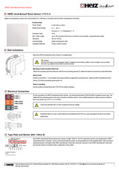 Herz clever&smart Room Controller Installation Manual