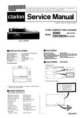Clarion CDC9600 Service Manual