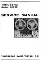 TANDBERG 6000X Series Service Manual