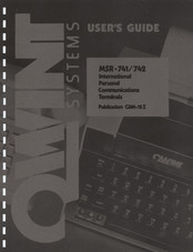 QWINT MSR-741 User Manual