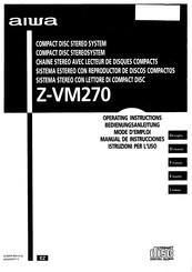 Aiwa Z-VM270 Operating Instructions Manual