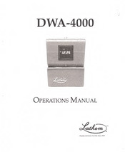 Lathem DWA-4000 Operation Manual