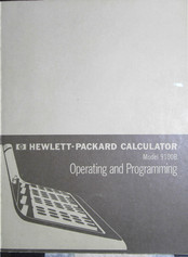 HP 9100B Operating & Programming Manual