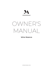 Monogram ZDWR240NBS Owner's Manual