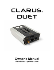 Clarus DUET Owner's Manual
