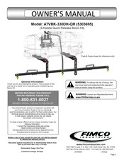 Fimco ATVBK-330DH-QR Owner's Manual