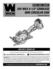 Wen 20604 Instruction Manual