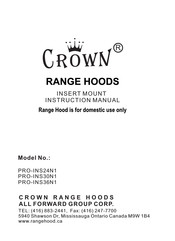 Crown PRO-INS36N1 Instruction Manual