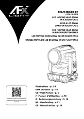 afx light BEAM-200LED-FC User Manual