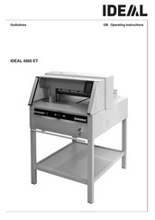 KRUG+PRIESTER IDEAL 4860 ET Operating Instructions Manual