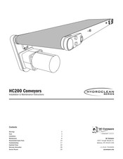 DURAVANT QC Conveyors HYDROCLEAN Series Installation & Maintenance Instructions Manual
