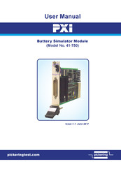 Pickering Pxi 41-750 User Manual