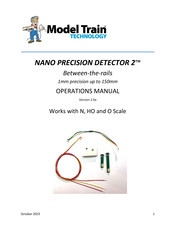 Model Train Technology NANO PRECISION DETECTOR 2 Operation Manual