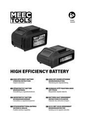 Meec tools 021651 Operating Instructions Manual