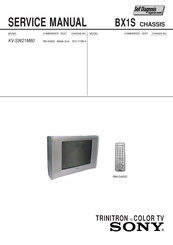 Sony KV-SW21M80 Service Manual