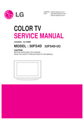 LG 30FS4D Service Manual