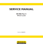 New Holland W190C Tier 4 Service Manual