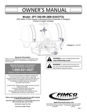 Fimco 5303772 Owner's Manual