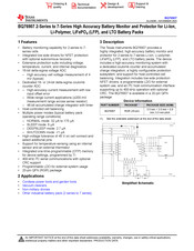 Texas Instruments BQ76907 Manual