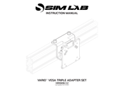 Sim-Lab VARIO VESA TRIPLE ADAPTER KIT Instruction Manual