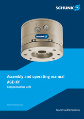 SCHUNK AGE-XY Assembly And Operating Manual