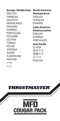 Thrustmaster MFD COUGAR PACK User Manual