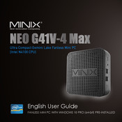 Minix NEO G41V-4 Max User Manual