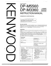 Kenwood DP-M3360 Instruction Manual