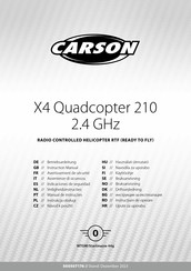 Carson X4 Quadcopter 210 2.4 GHz Instruction Manual