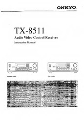 Onkyo TX-8511 Instruction Manual