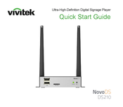 Vivitek NovoDS DS210 Quick Start Manual