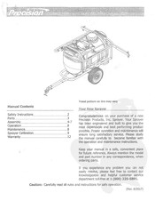 Precision TCT25FB Owner's Manual