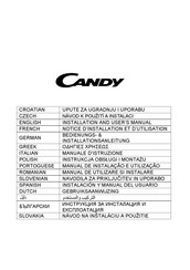 Candy CCG6MX/A Installation And User Manual