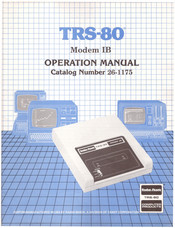 Radio Shack 26-1175 Operation Manual