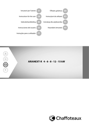 CHAFFOTEAUX ARIANEXT-R 15 kW Instructions For The User