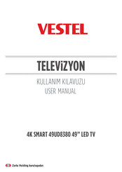 VESTEL 49UD8380 User Manual