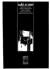 Durst AC1200 Operating Manual
