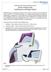 SmartBridges airBridge Series Quick Install Manual