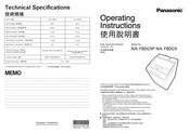 Panasonic NA-F80G9P Operating Instructions Manual