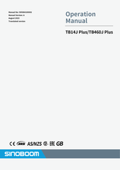 Sinoboom TB14J Plus Operation Manual