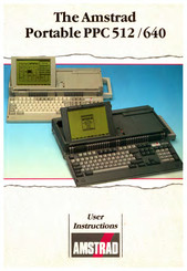 AMSTRAD PPC 640 User Instructions