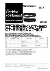 Pioneer CT-660 Service Manual